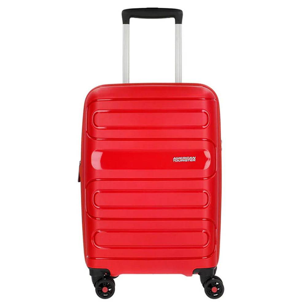 Mala De Bordo Expansível Em Polipropileno American Tourister By Samsonite Sunside Tsa Vermelho