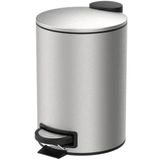 Lixeira 5 Litros Em Aço Inox Com Pedal E Balde Spin Brinox