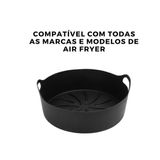 Forma Silicone Para Fritadeira Elétrica Air Fryer  18cm