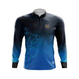 Camiseta By Aventura Manga Longa Fator Proteção Solar Uv30+ Brasil Infantil E Adulto