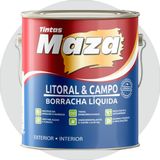 Tinta Acrílica Emborrachada Litoral E Campo 3,6l Maza Cromio