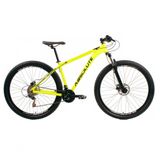 Bicicleta Aro 29 Absolute Nero 4 Cabeamento Interno 27v Freio Hidráulico K7 Garfo Com Trava - Amarelo Tam.15