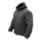 Casaco Tático Para Homens Hot Coat Com Capuz De Poliéster