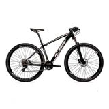 Bicicleta Aro 29 Ksw Alum 27 Vel Freio Disco Hidráulico - Preto-prata - 17&quot;