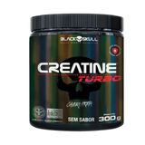 Suplemento Em Pó Creatina Creatine Black Skull Caveira Preta 300g Sem Sabor