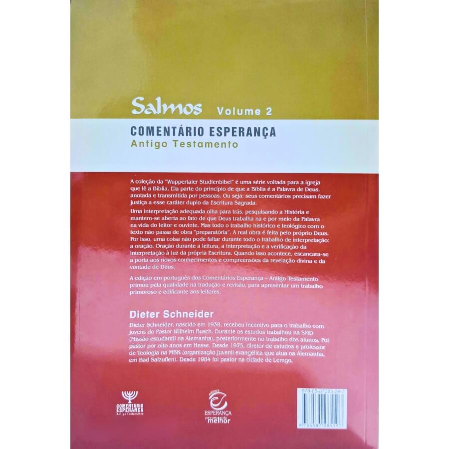 Comentário Esperança Antigo Testamento: Salmos Volume 2 Dieter ...