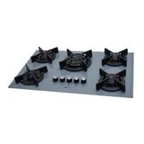 Fogão Cooktop Fischer 5q Tc Infinity Gás Mesa Vidro Eiger