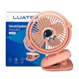 Ventilador Astronauta Led Rgb Recarregável 2 Velocidades