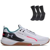 Kit 1 Tênis Tribase Lift E 1 Pct Com 3 Pares Meia Under Armour Heatgear Cano Alto