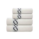 Toalha de Banho Elos Branca Camesa 70x130cm  Algodão