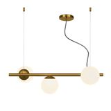 Luminaria Pendente Century Metal Dourado Brilhante Spotline