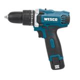 Parafusadeira E Furadeira Impacto Wesco Ws2517 Bateria 12v