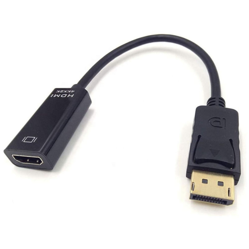 Cabo Adaptador Displayport Para Hdmi 4k Para Computador E Tv