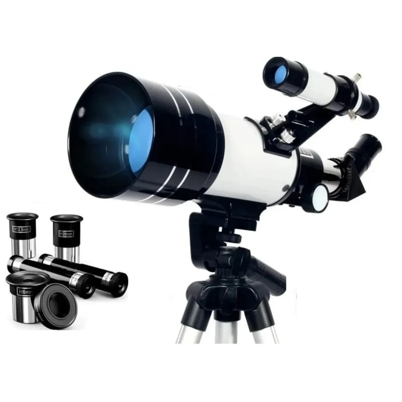 Telescópio Monocular Astronômico Profissional F30070m