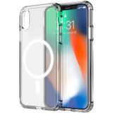 Capa De Carregamento Magnético Transparente Para Iphone Xs Max