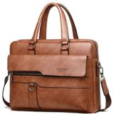 Maleta, Bolsa De Ombro Masculina, Escritório, Couro De Poliuretano 20-35l
