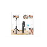 Tripé Selfie Stick Com Controle Bluetooth 3 Em 1 Xt-02