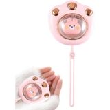 Aquecedor De Mãos Portátil Usb Recarregável Mini Rose Cat Garra