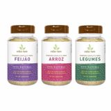 Kit 3 Temperos Estar Bem 190g: Feijão, Arroz, Legumes