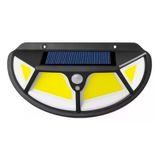 Refletor Solar 200w Ao Ar Livre Com Sensor De Movimento 122 Led