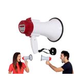 Alto-falante Portátil Megaphone De 25 W De Altura 400 M Com Gravação