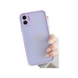 Capa De Telefone Silicone Matte Premium Para Iphone 11 Lilás