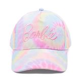 Barbie Cap Para Meninas  Crianças Adolescentes Rosa Azul Tie Dye Embroi