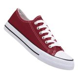Chinelo Urban Casual Canvas Unissex Burdeo 7087-wine