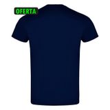 Camiseta Atomic Dark Blue 100% Algodão Unissex De Manga Curta