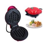 Máquina De Waffles Mini Red Waffle Heart Dessert 350 W 220-240 V