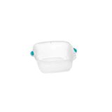 Bacia Quadrada Transparente 10 Litros - Sanremo
