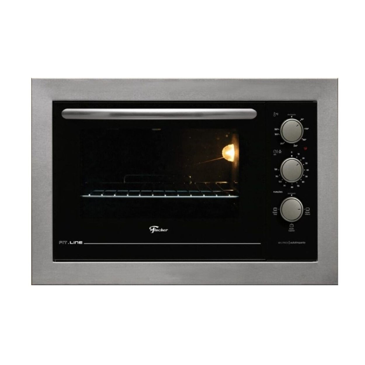 Forno Elétrico Embutir Fitline 48l 220v Inox