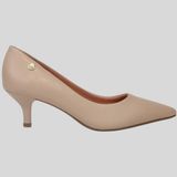 Sapato Scarpin Feminino Bico Salto Fino Vizzano 1122.828.7286 - Bege - 34