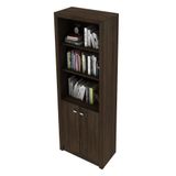 Armário Organizador Para Home Office De 171,5 Cm De Altura Me4110 Rústico - Tecno Mobili