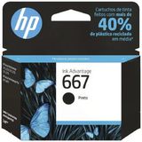 Cartucho Hp 667 Preto Original 3ym79al