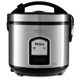 Panela Elétrica de Arroz Philco Visor Glass 400W Inox 5 xícaras 220V PH5P