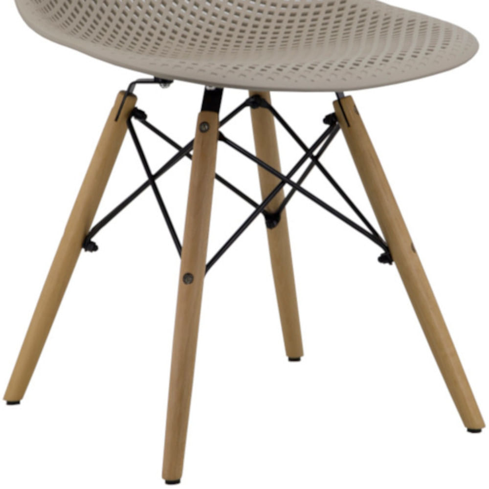 Cadeira Eloá Original Rivatti Releitura Charles Eames Eiffel Kit Com 4