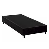 Cama Box Solteirão Sintético Xerife Móveis Preto 40x96x203