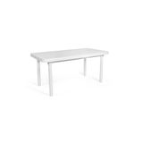 Mesa De Jantar Retangular 4 Lugares De Madeira 110x80 França Branco - Straub Web