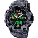 Relógios Masculinos Multi Function Militar S-shock Sports Watch Led Relógios De Alarme À Prova D'água Digitais