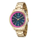 Relogio Mondaine Feminino Dourado Ref 99093lpmvde2