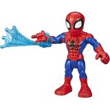 Super Hero Adventures Playskool Heroes Marvel Colecionável 5 Polegadas Spider-man Action Figure Com Acessório Web, Brinquedos Para Crianças De 3 Anos