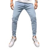 Calça Jeans  Super Skinny Delavê Ii Masculino Azul Claro