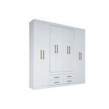 Roupeiro Santos Andira Napoles 8 Portas Branco