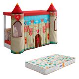 Mini Cama Montessoriana Infantil Castelo Forte Com Colchão