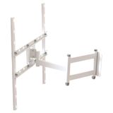 Suporte Tv 10 a 56 pol Vesa 600x400 4 Movimentos Branco