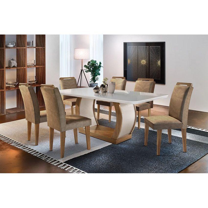 Mesa Rufato Jade Vd Curvo 180 6 Cad Athenas Imbuia Chocolate