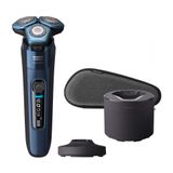 Barbeador Eletrico Masculino Portatil Philips S778285 Com Tecnologia Senseiq E Suporte De Carregamento, Azul