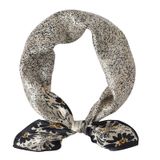 Lenço Starwhisper 100% Pure Mulberry Silk 70x70cm Preto