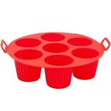 Forma Silicone Assadeira Cupcake Mini Bolo Muffin Air Fryer